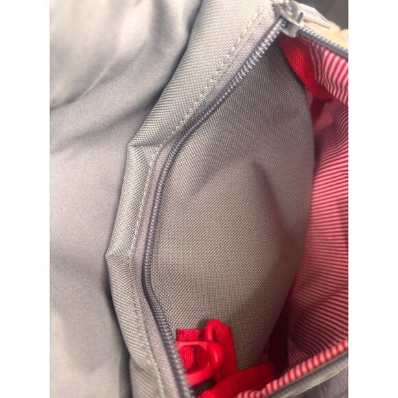 Herschel Supply Co Little America Backpack Grey Brown Leather 25L 15" Laptop - Picture 7 of 8